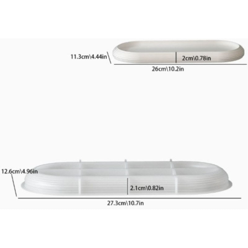 Resin Studio Ribbed Oval Tray Silicone Mould RSM5179 additional image 2