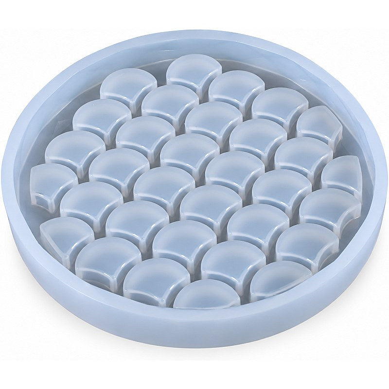 Resin Studio Scallop Pattern Coaster Silicone Mould RSM5203