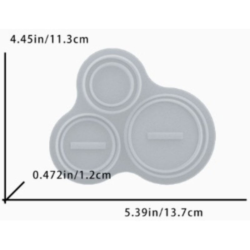 Resin Studio Tealight Holder Base & Top Silicone Mould for RSM5259–RSM5262 RSM5263 additional image 2