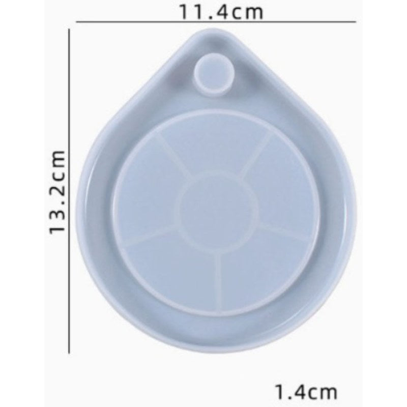 Resin Studio Teardrop Divided Palette Silicone Mould RSM5200 additional image 2