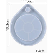 Resin Studio Teardrop Divided Palette Silicone Mould RSM5200 additional image 2
