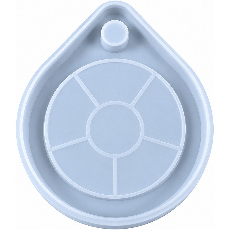 Resin Studio Teardrop Divided Palette Silicone Mould RSM5200