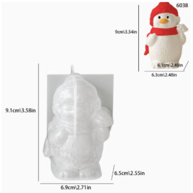 Resin Studio Waving Penguin Silicone Mould RSM5160 additional image 2