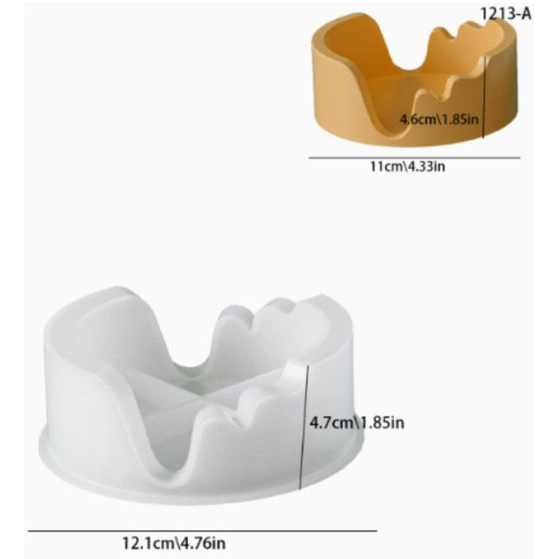 Resin Studio Wavy Edge Round Holder Silicone Mould RSM5218 additional image 2