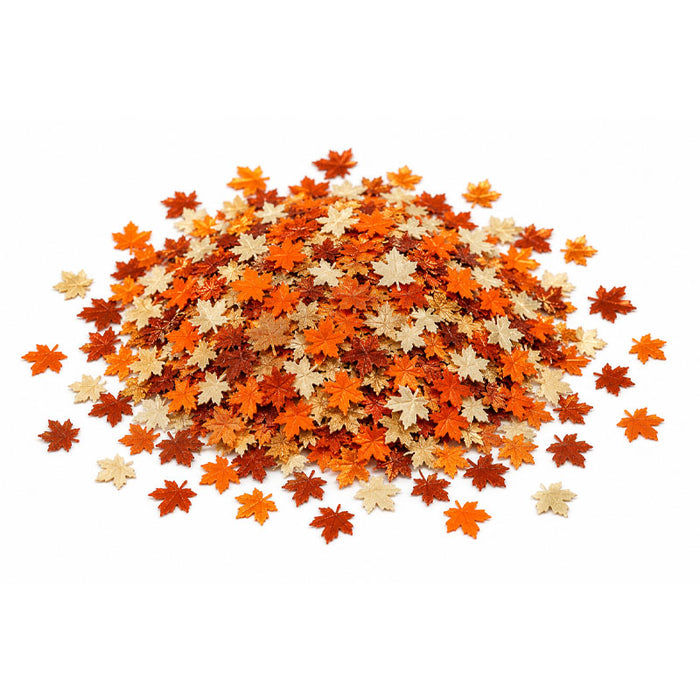 Orange and Gold Star Confetti - 10g