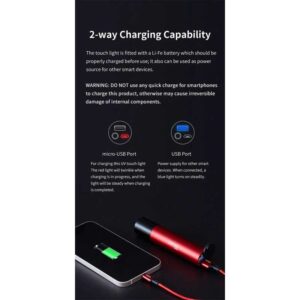 Angled view of the DSPIAE UV-T ultraviolet flashlight