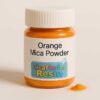 Orange mica powder jar image