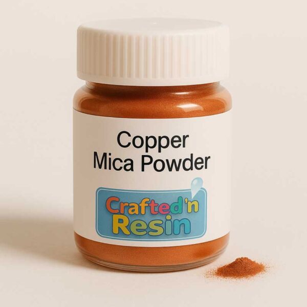 Copper mica powder jar image