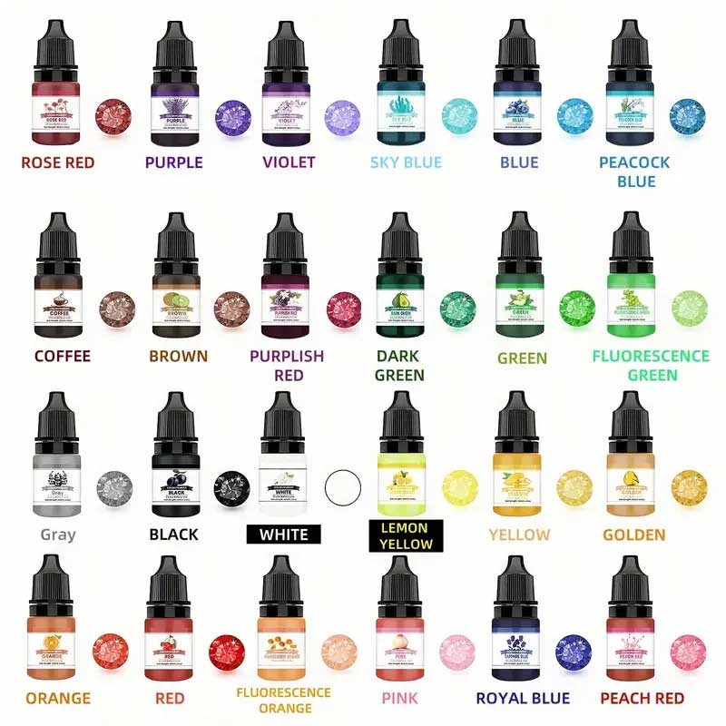 Epoxy Resin Pigment Set (5ml) (24) - Image 3