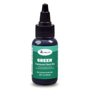 Alumilite Translucent Green Liquid Epoxy Dye (1oz)