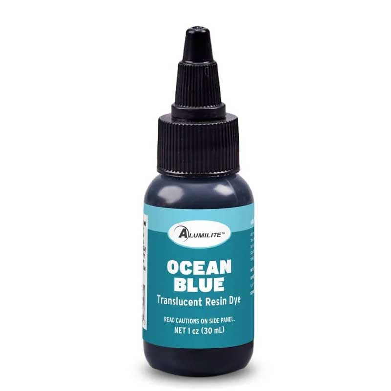 Alumilite Translucent Ocean Blue Liquid Epoxy Dye (1oz)