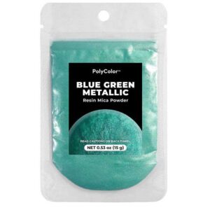 Alumilite Blue Green Metallic Pigment Powder (15g)