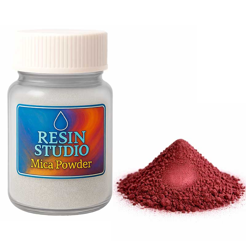 Resin Studio Ruby Red Mica Pigment Powder product photo