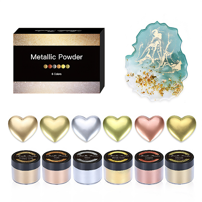 Metallic pigment set for Resin Studio