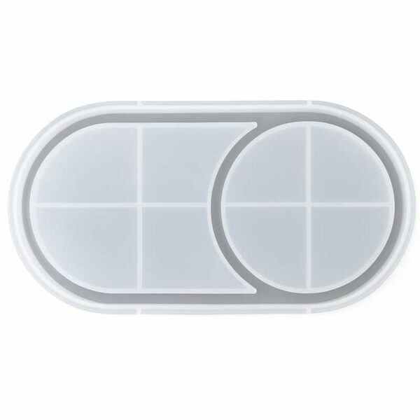 Dual-Cavity Tray Silicone Mould by Resin Studio