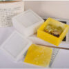 Square resin storage box silicone mould