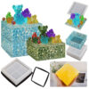 Silicone mould square storage container