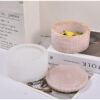 Round storage box silicone mould set