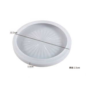 Round storage box resin mould with lid