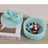 Round gift box resin mould with bow lid