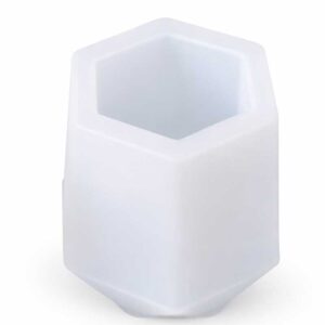 Hexagonal container silicone mould