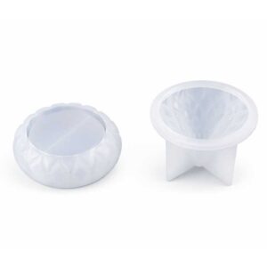 Faceted bowl silicone mould