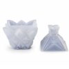 Faceted lidded trinket jar silicone mould