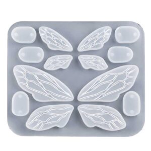 Silicone mould for casting wing-shaped decorative pieces product photo