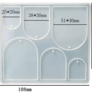 Silicone arch jewellery mould