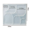 Jewellery tray silicone mould