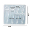 Triangle jewellery silicone mould
