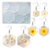 Silicone hexagon jewellery mould