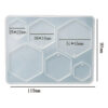 Hexagon jewellery silicone mould