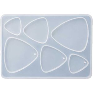 Silicone mould for casting teardrop-shaped jewellery components product photo
