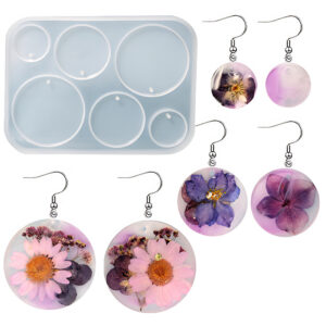 Silicone round jewellery mould