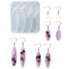 Silicone elongated oval jewellery mould