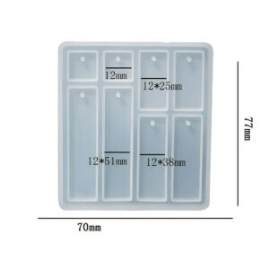 Rectangular jewellery silicone mould