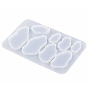 Silicone mould for casting organic shaped decorative pieces product photo