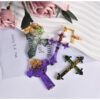 Silicone mould decorative cross shape