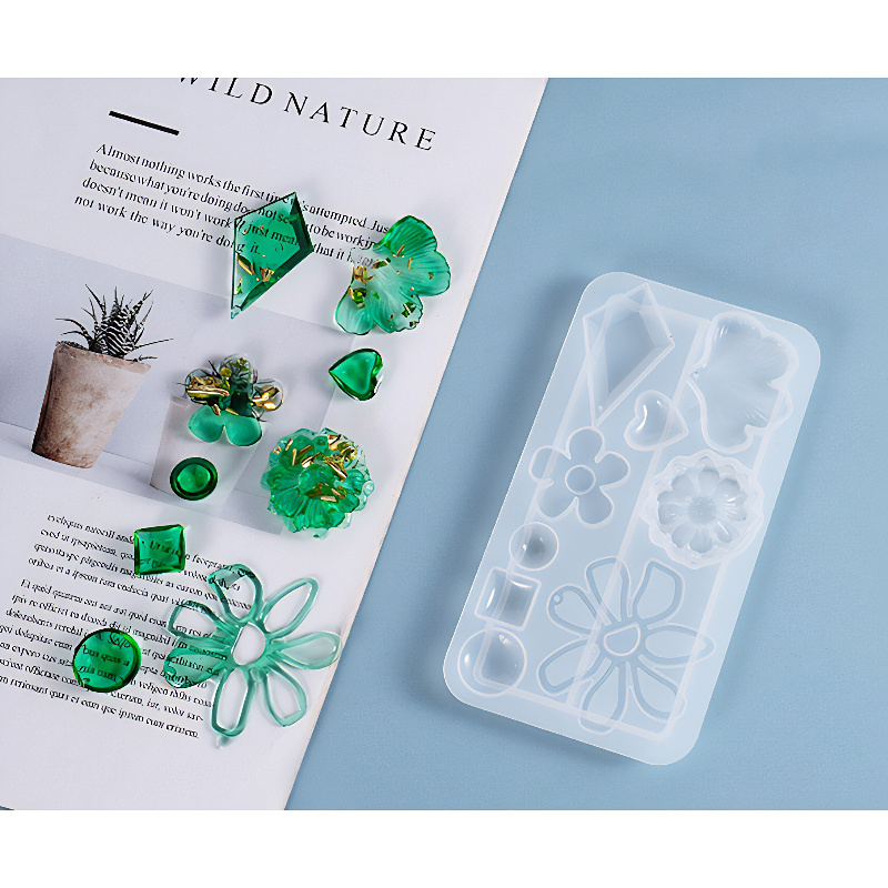 Silicone decorative shape casting mould