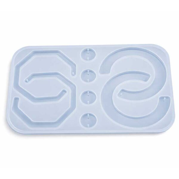 Curved shape casting silicone mould