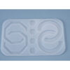 Silicone curved shape casting mould