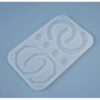 Curved silicone resin mould