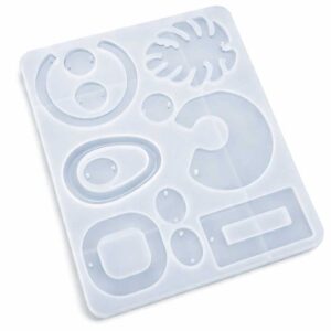 Abstract mixed shape casting silicone mould