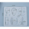 Mixed shape silicone casting mould