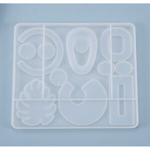 Abstract mixed shape silicone mould