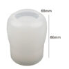 Rounded storage jar silicone casting mould