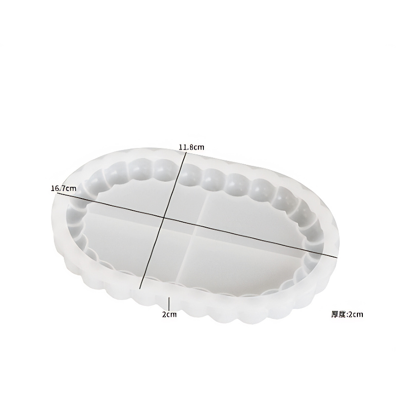 Oval Jewellery Tray Silicone Mould - Image 2