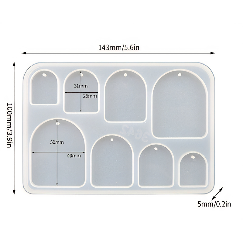 Arch Pendant Silicone Mould