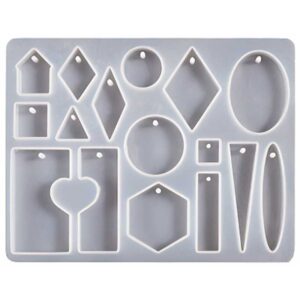 Mixed Geometric Charm Silicone Mould